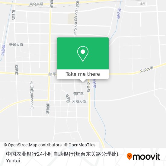 中国农业银行24小时自助银行(烟台东关路分理处) map