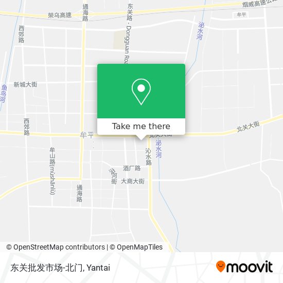 东关批发市场-北门 map