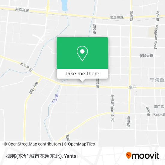 德邦(东华·城市花园东北) map