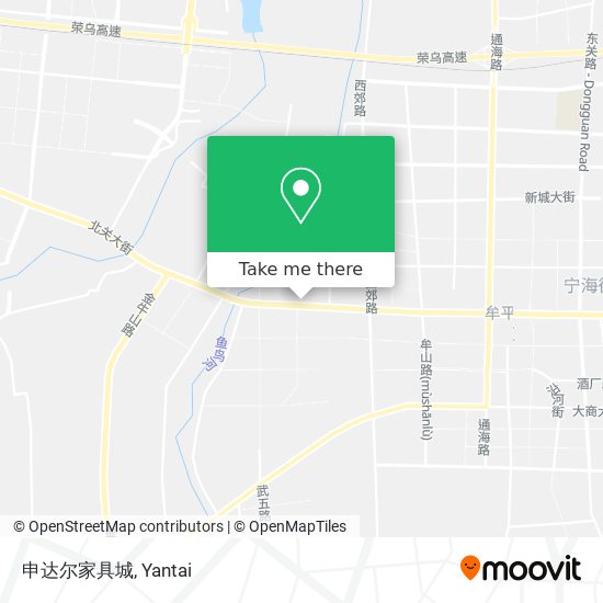 申达尔家具城 map