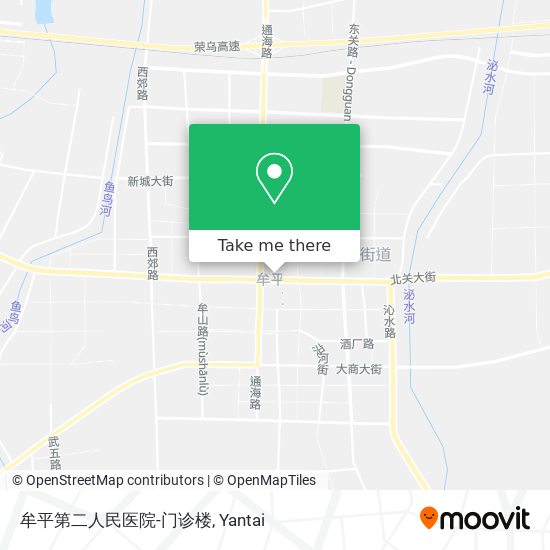 牟平第二人民医院-门诊楼 map