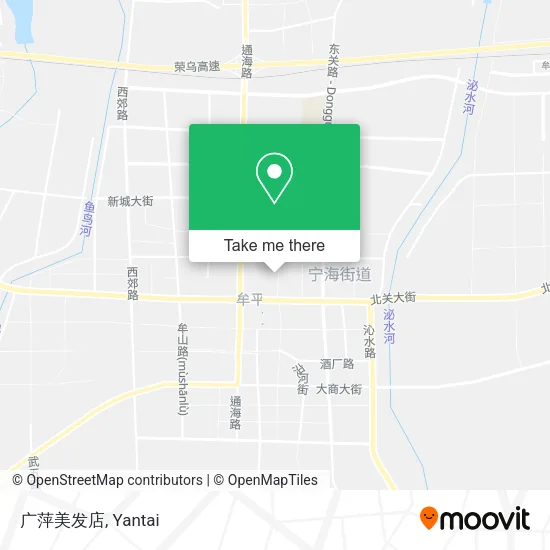 广萍美发店 map