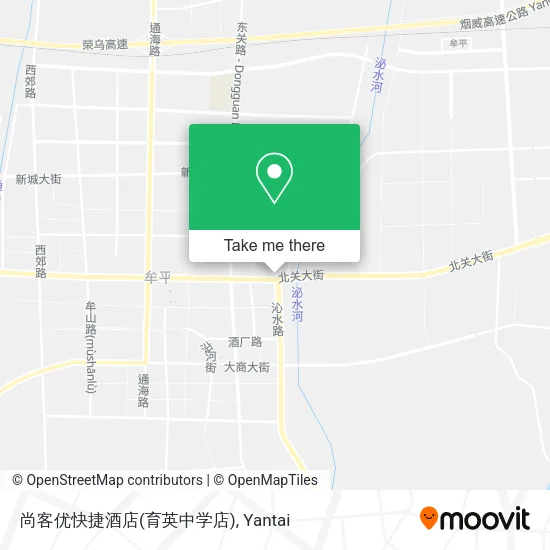尚客优快捷酒店(育英中学店) map