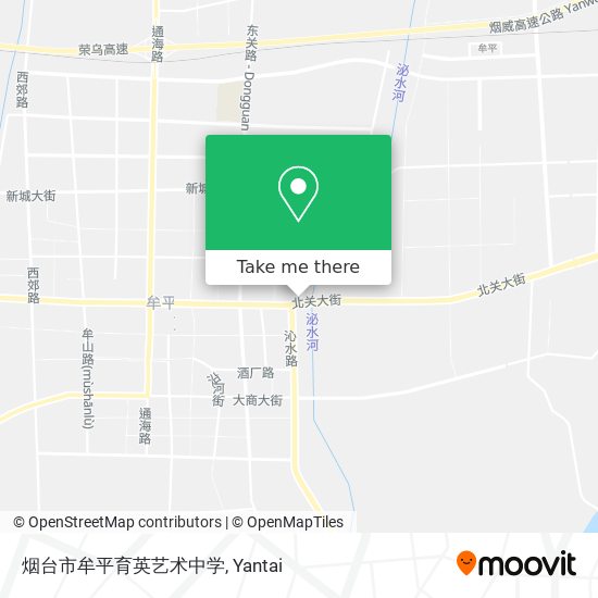 烟台市牟平育英艺术中学 map