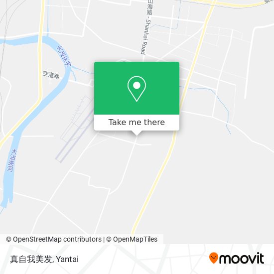 真自我美发 map