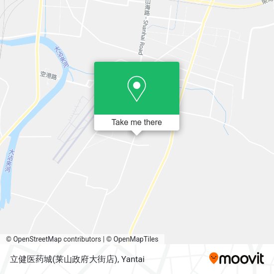 立健医药城(莱山政府大街店) map