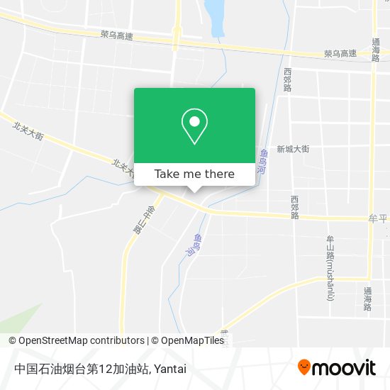 中国石油烟台第12加油站 map