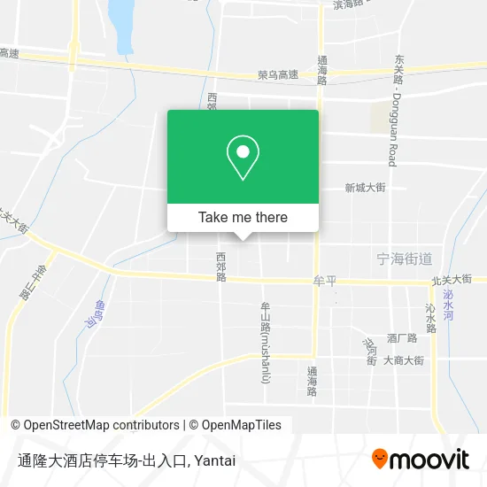 通隆大酒店停车场-出入口 map