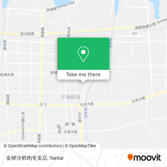 金锣冷鲜肉专卖店 map