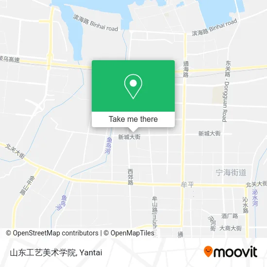山东工艺美术学院 map