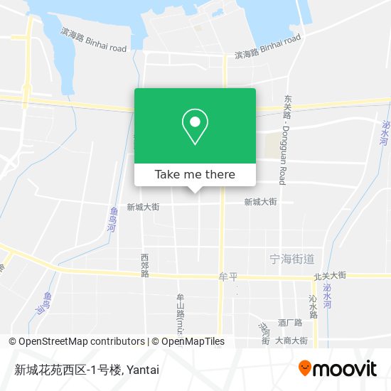 新城花苑西区-1号楼 map