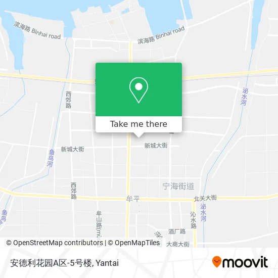 安德利花园A区-5号楼 map