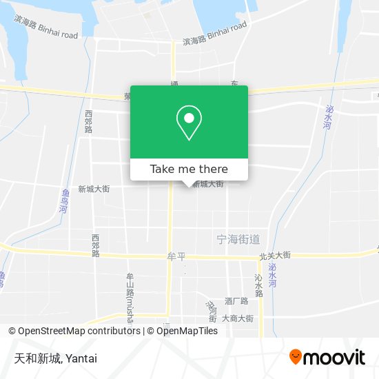 天和新城 map