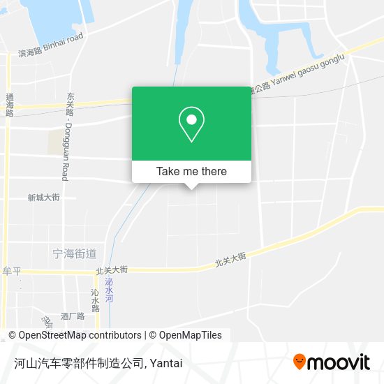 河山汽车零部件制造公司 map