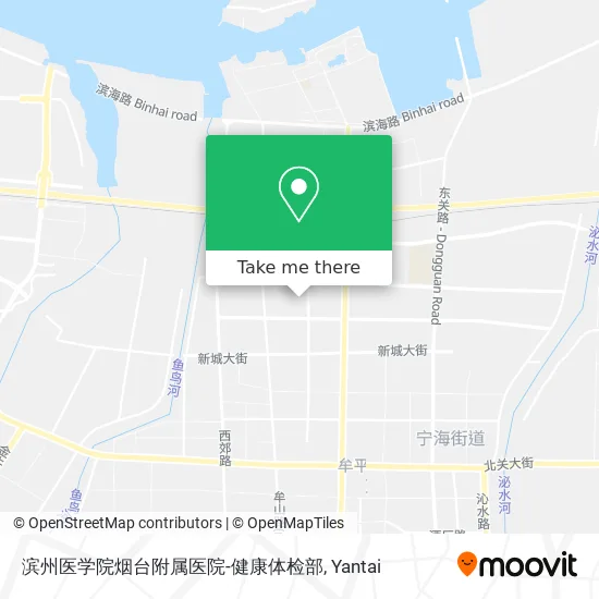 滨州医学院烟台附属医院-健康体检部 map