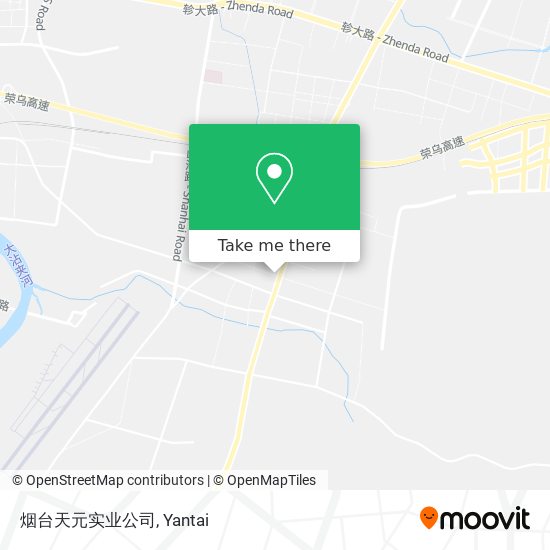 烟台天元实业公司 map