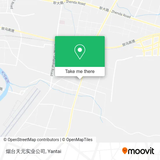 烟台天元实业公司 map