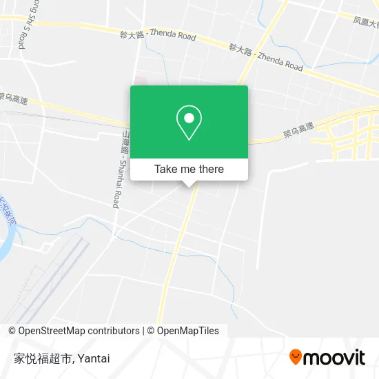 家悦福超市 map