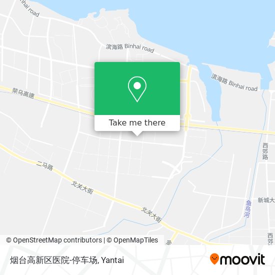 烟台高新区医院-停车场 map