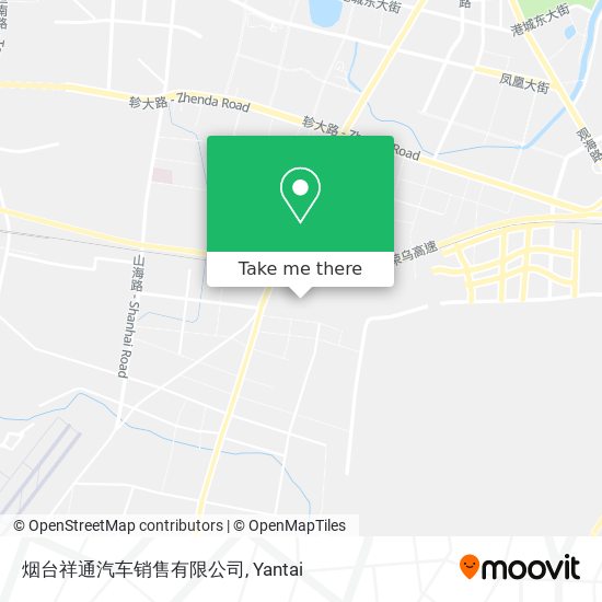 烟台祥通汽车销售有限公司 map