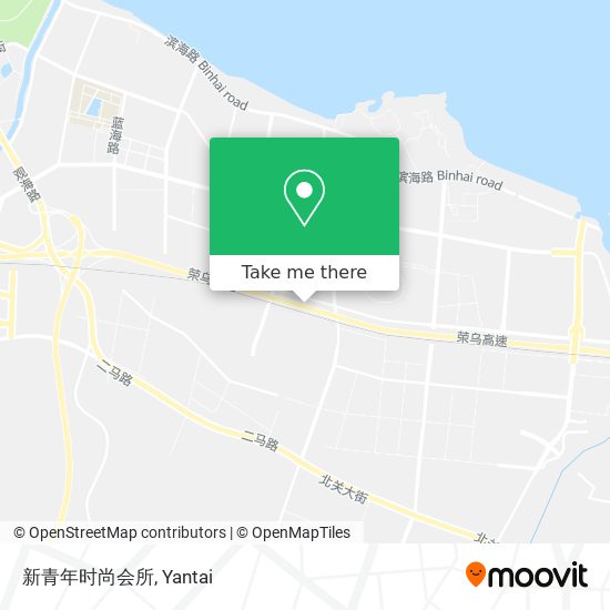 新青年时尚会所 map