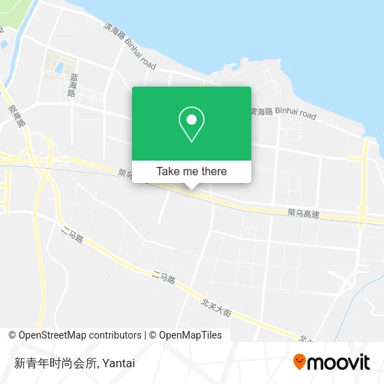 新青年时尚会所 map