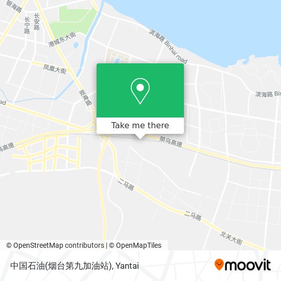中国石油(烟台第九加油站) map