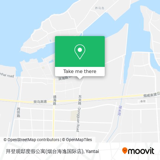 拜登观邸度假公寓(烟台海逸国际店) map