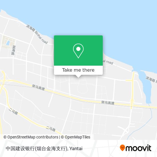 中国建设银行(烟台金海支行) map