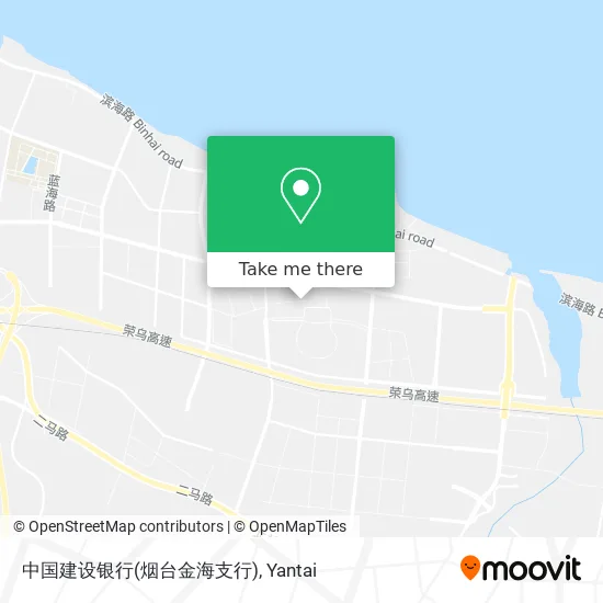 中国建设银行(烟台金海支行) map