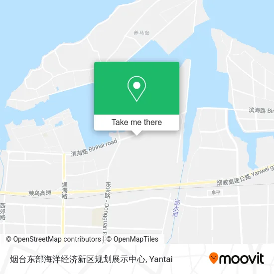 烟台东部海洋经济新区规划展示中心 map