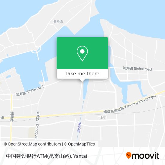 中国建设银行ATM(昆嵛山路) map