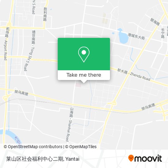 莱山区社会福利中心二期 map