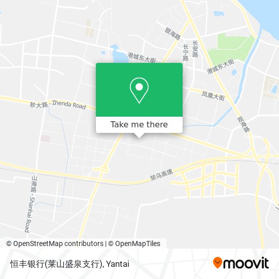 恒丰银行(莱山盛泉支行) map