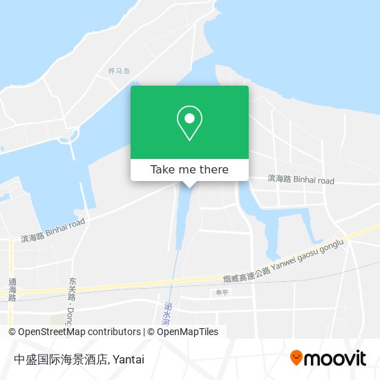 中盛国际海景酒店 map