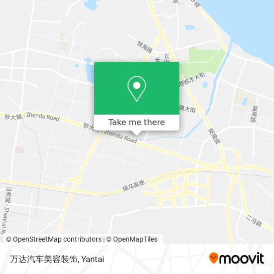 万达汽车美容装饰 map