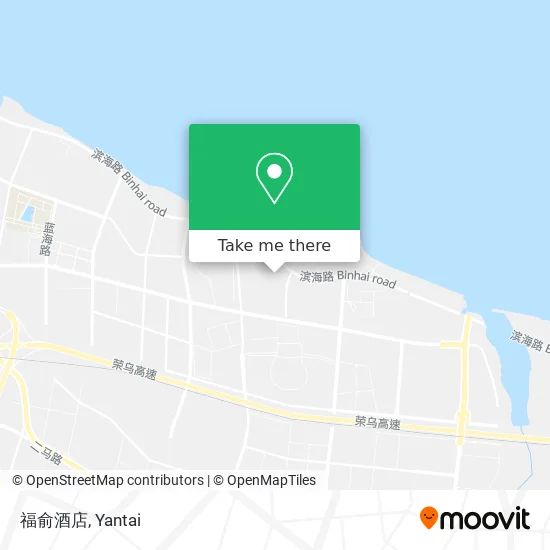 福俞酒店 map