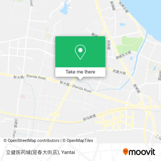 立健医药城(迎春大街店) map