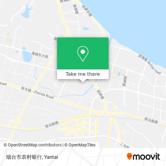 烟台市农村银行 map