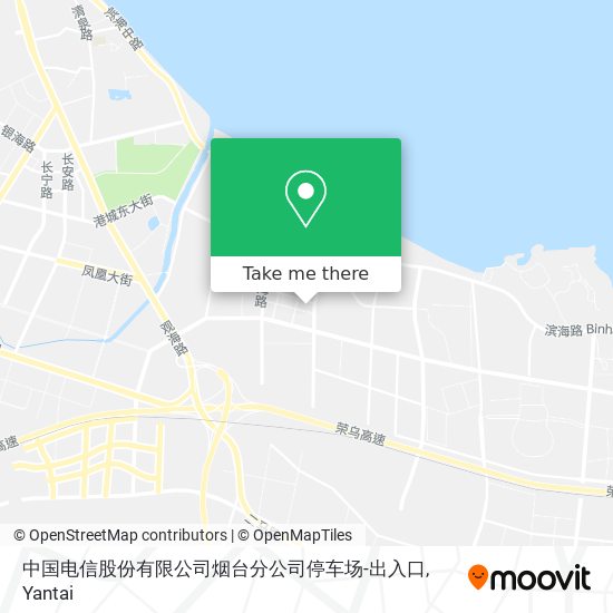 中国电信股份有限公司烟台分公司停车场-出入口 map