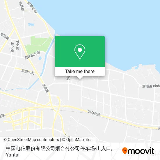 中国电信股份有限公司烟台分公司停车场-出入口 map