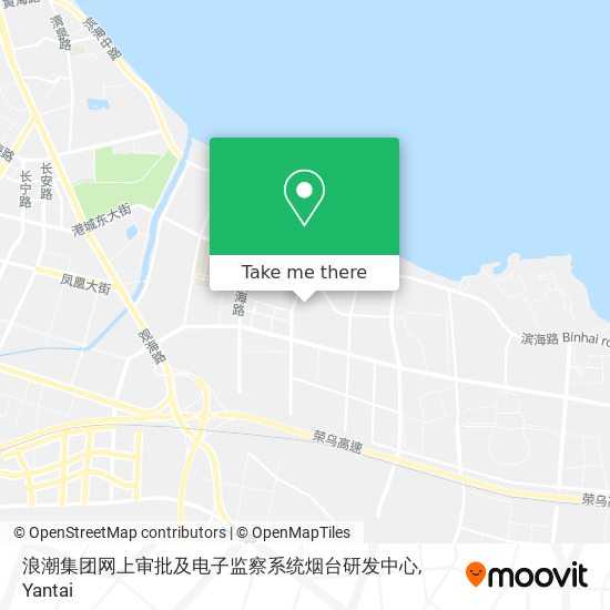 浪潮集团网上审批及电子监察系统烟台研发中心 map