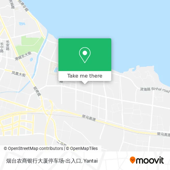 烟台农商银行大厦停车场-出入口 map