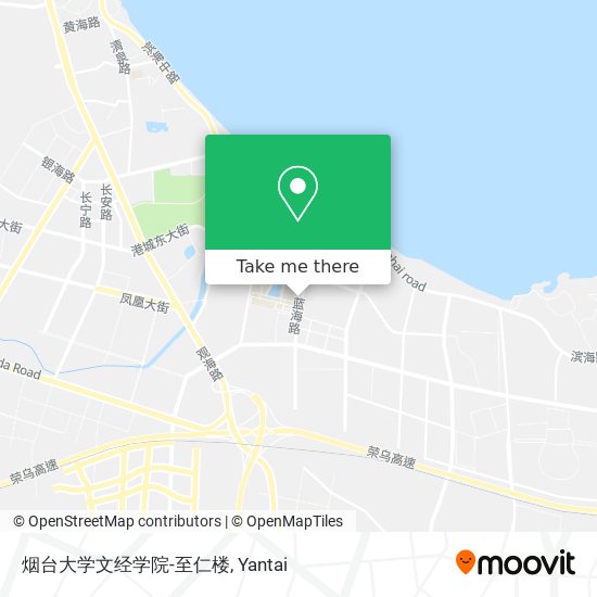 烟台大学文经学院-至仁楼 map
