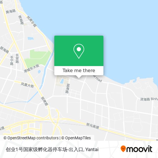 创业1号国家级孵化器停车场-出入口 map