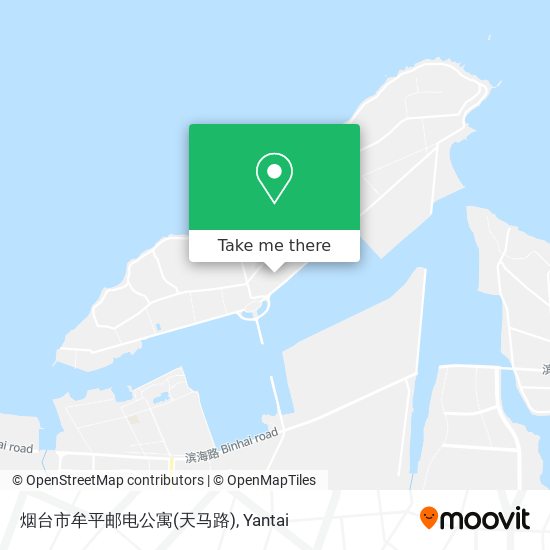 烟台市牟平邮电公寓(天马路) map