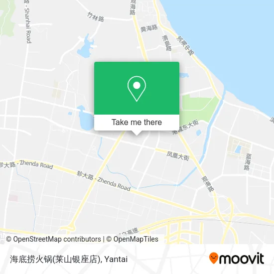 海底捞火锅(莱山银座店) map