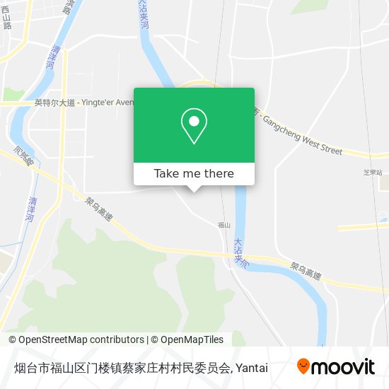 烟台市福山区门楼镇蔡家庄村村民委员会 map