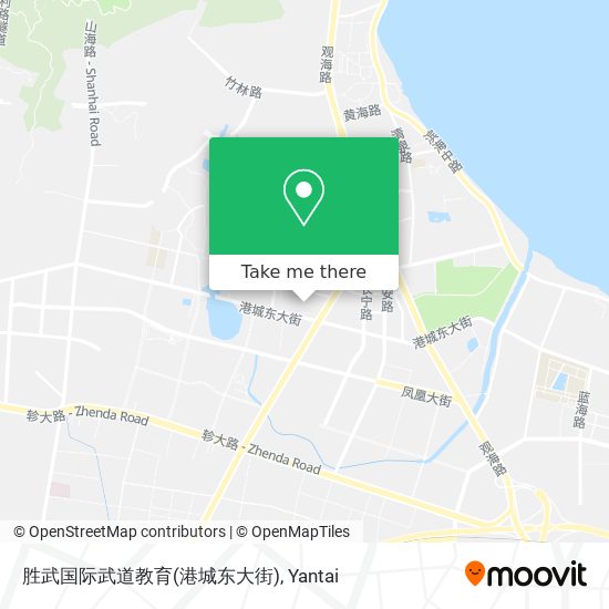 胜武国际武道教育(港城东大街) map