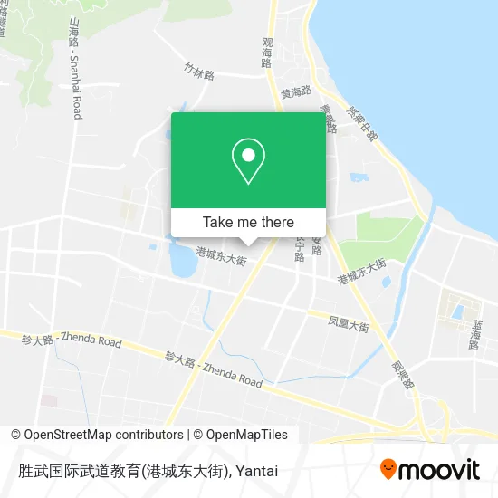 胜武国际武道教育(港城东大街) map